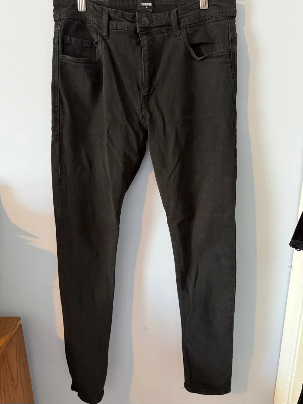 Cotton On Black Super Skinny Stretch Men’s Jeans